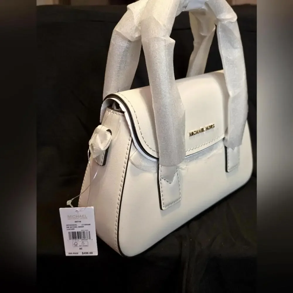 MICHAEL KORS KATYA SMALL LEATHER BAG CROSSBODY/HANDBAG PURSE - Picture 3 of 5